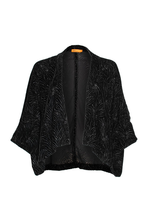 Cuff Sleeve Duster - Black Devorie 3347