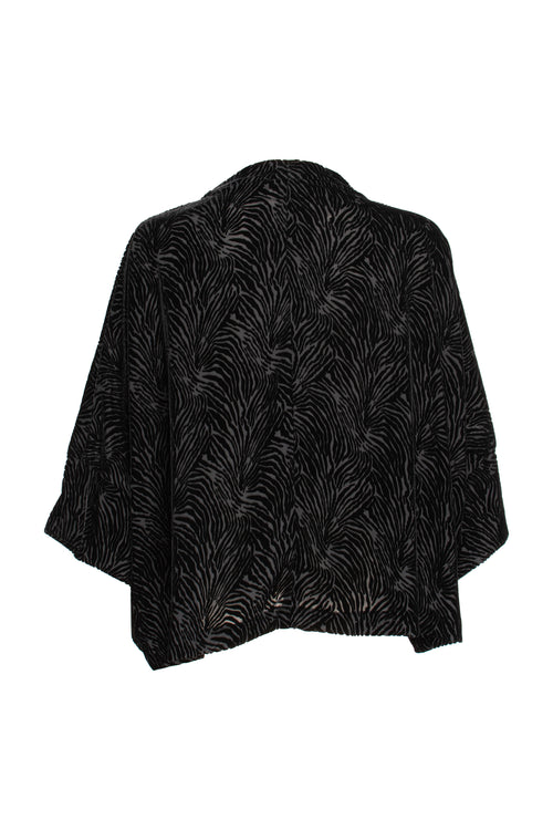 Cuff Sleeve Duster - Black Devorie 3347