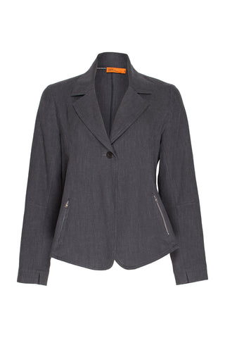 Shawl Lapel Jacket - Black 4608