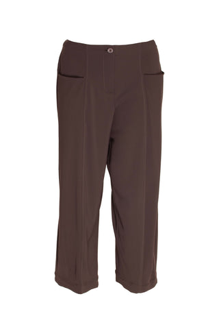 Yoke Pleat Pant - Black 6055