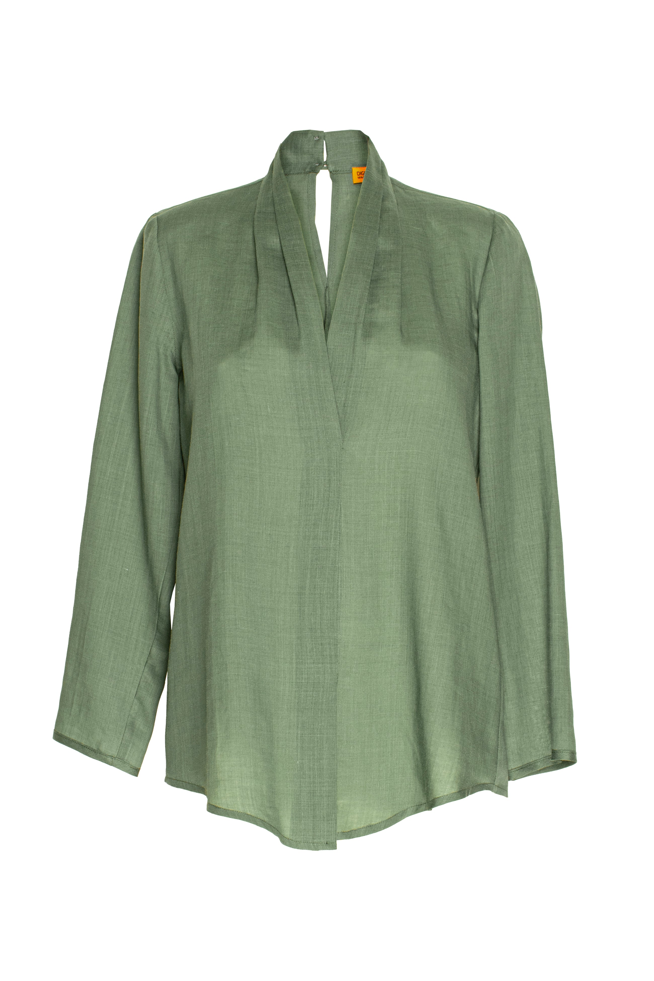 V Neck Shirt - Sage 3344