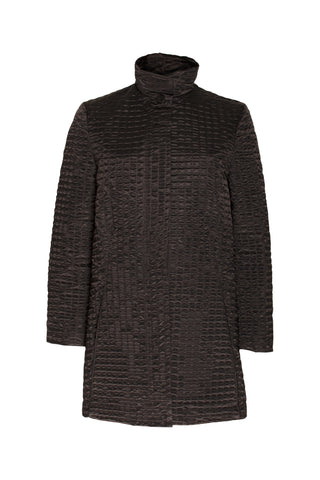 Gathered Yoke Shirt - Black 5039