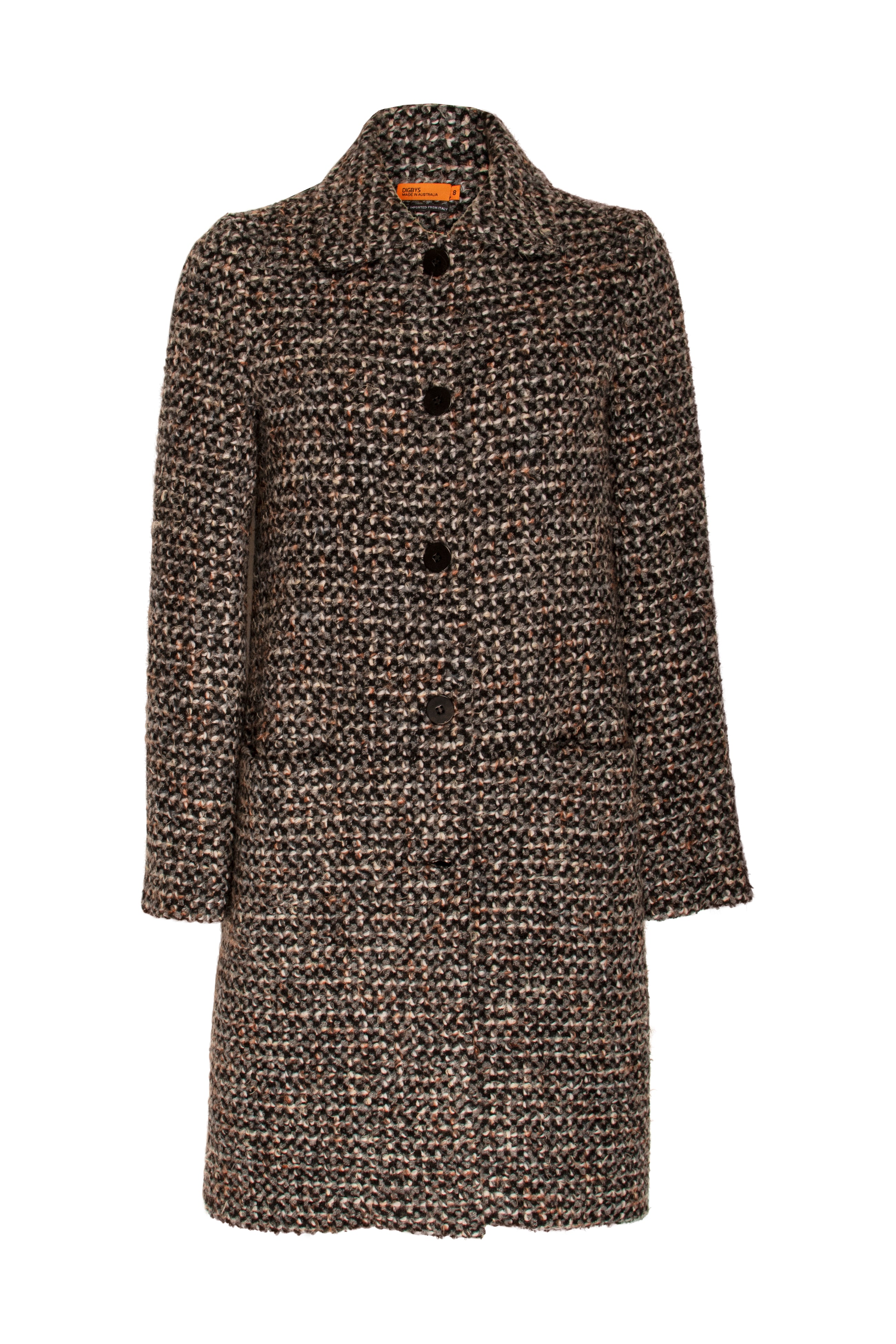 Hip Pocket Coat - Charcoal 5012