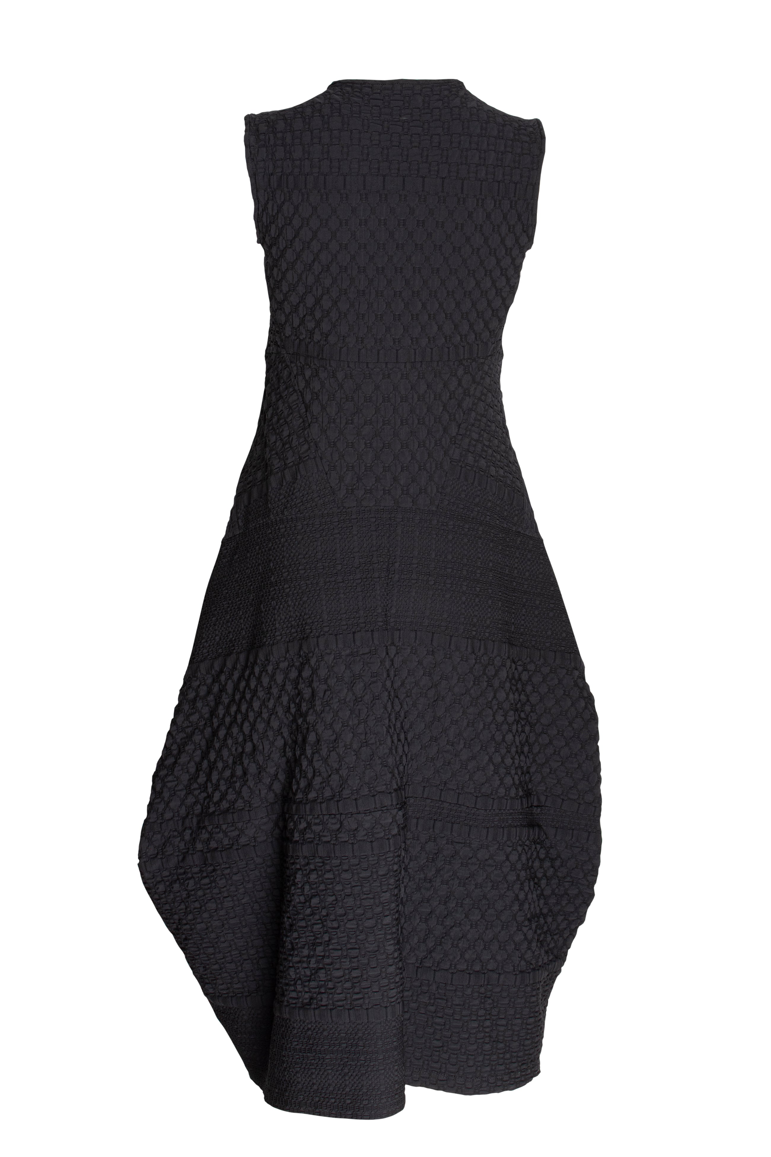 Multipanel Dress - Black Jacquard 3331