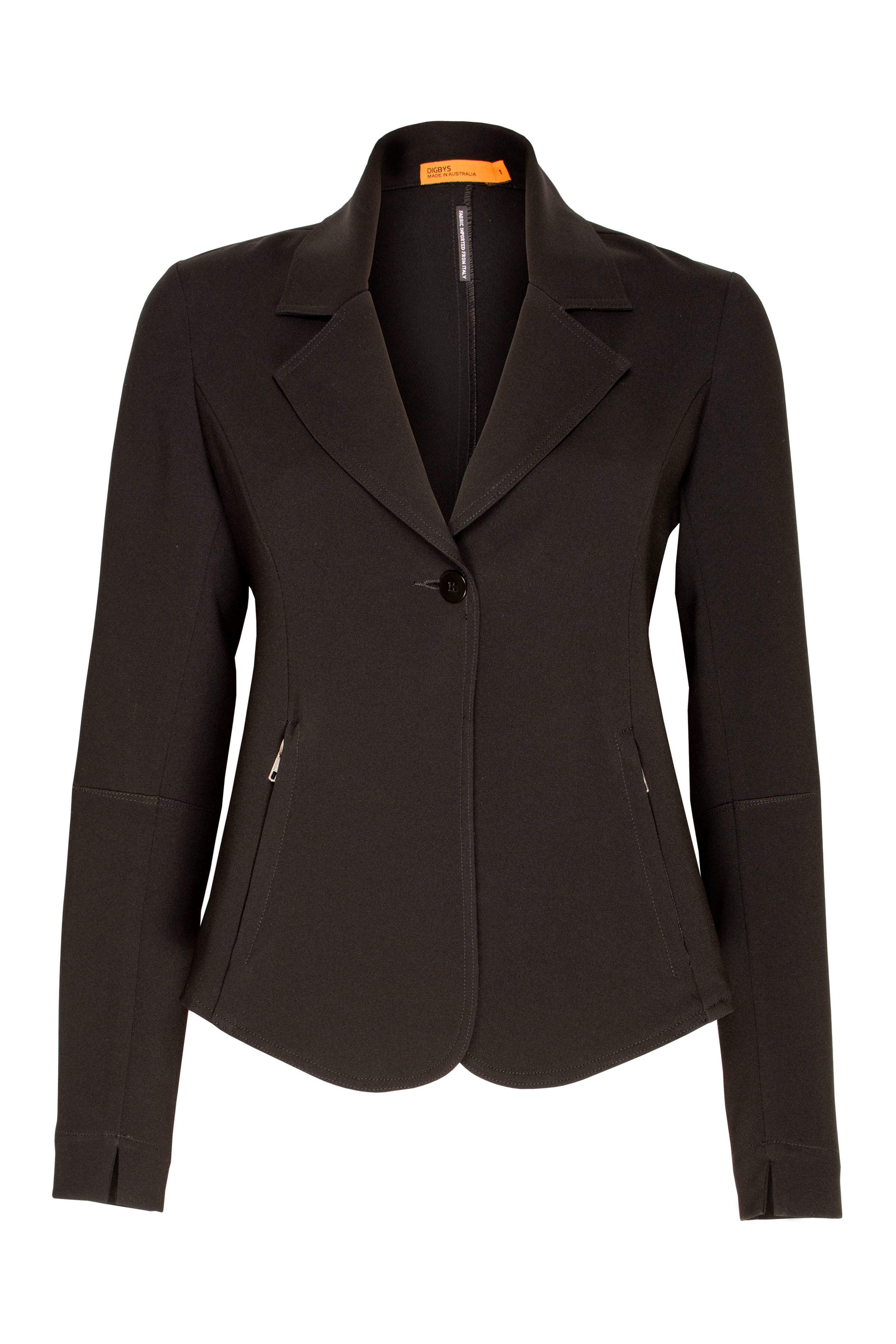 Black Laced Back Jacket 8205