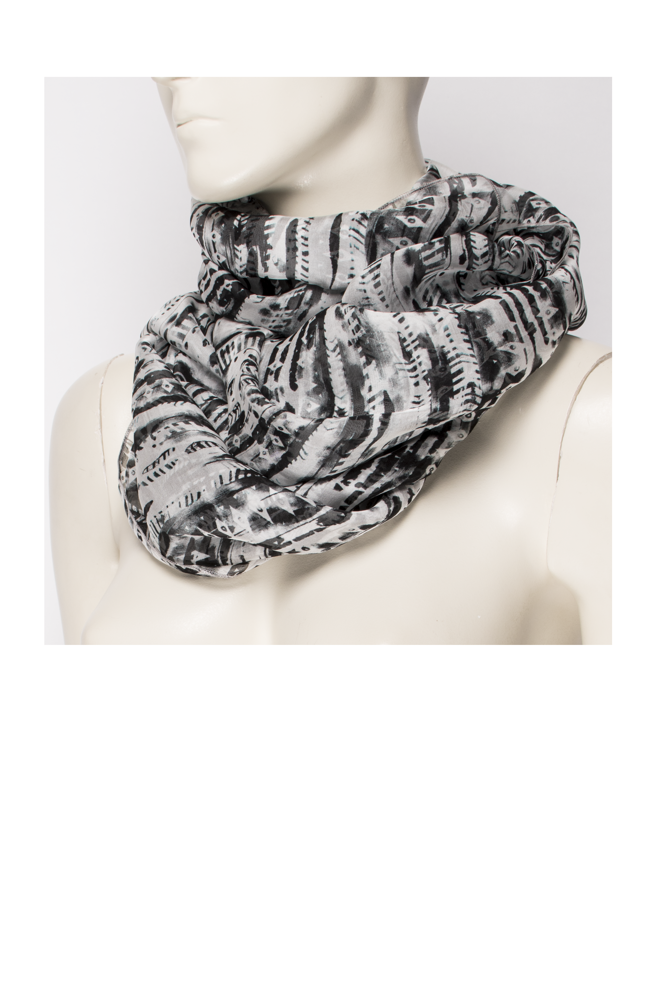 Aztec Silk Scarf D015
