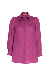 Gathered Yoke Shirt - Cerise 3365