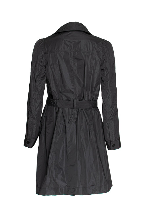 Multi Seam Trench - Black 4664