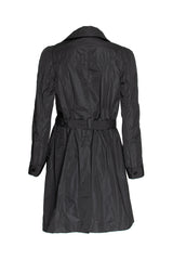 Multi Seam Trench - Black 4664