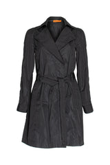 Multi Seam Trench - Black 4664