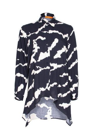 Split Panel Shirt - White 5026