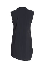 Folded Front Singlet - Black Jersey 3312
