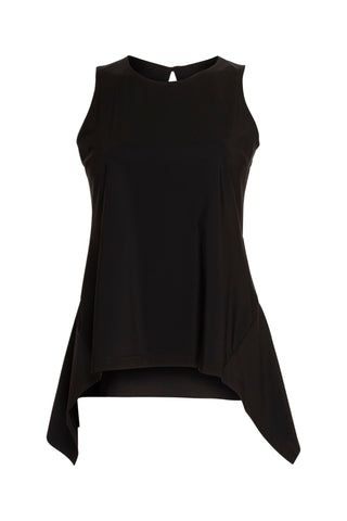 Black Jersey Multipanel Dress 5050
