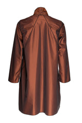 Uneven Hem Coat - Copper 3447