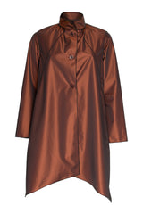 Uneven Hem Coat - Copper 3447