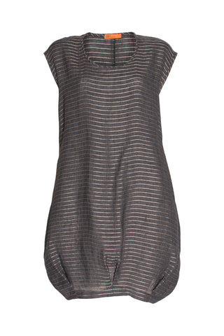 Short Sleeve Panel Hem Dress - Diamonds Print Jersey 8639