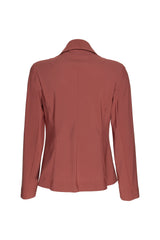 High Revere Collar Jacket - Cinnamon Jersey 4623