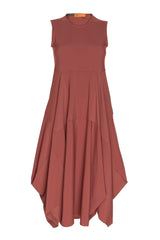Cinnamon Jersey Multipanel Dress 4621