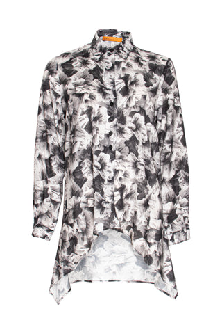 Split Panel Shirt - White 5026