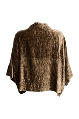 Cuff Sleeve Duster - Bronze Velvet 5903