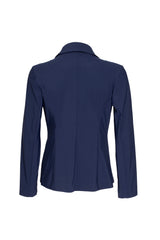 High Revere Collar Jacket - Indigo Jersey 8635