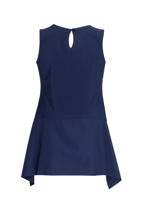 Side Angle Singlet - Indigo Jersey 6074