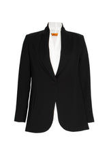 Shawl Lapel Jacket - Black 4608