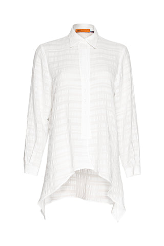 Split Panel Shirt - White 5026