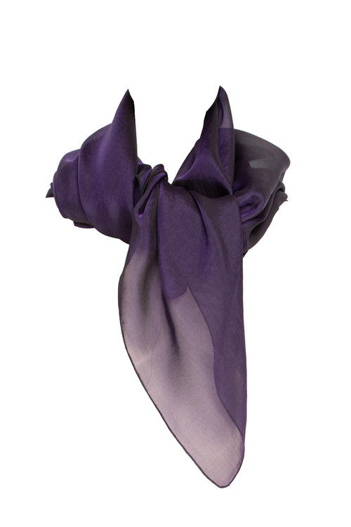 Purple Organza Scarf F038