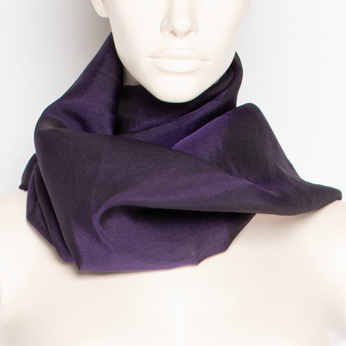 Purple Organza Scarf F038