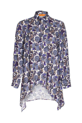 Split Panel Shirt - White 5026
