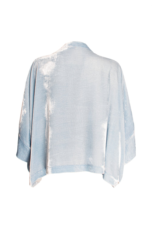 Cuff Sleeve Duster - Sky Velvet 5905