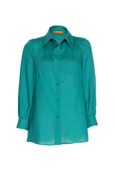 Gathered Yoke Shirt - Verde 3364