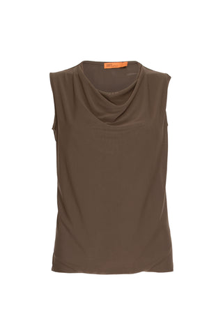 Side Angle Singlet - Taupe Jersey 6075