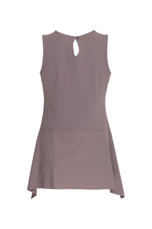 Side Angle Singlet - Taupe Jersey 6075