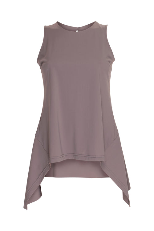 Side Angle Singlet - Taupe Jersey 6075