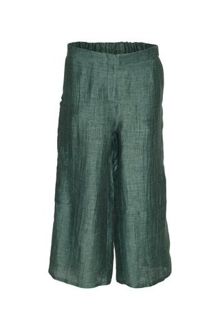 Short Sleeve Bell Panel Dress - Indigo Jacquard 7810