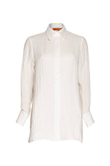 4 Button Shirt - Natural Linen 3340