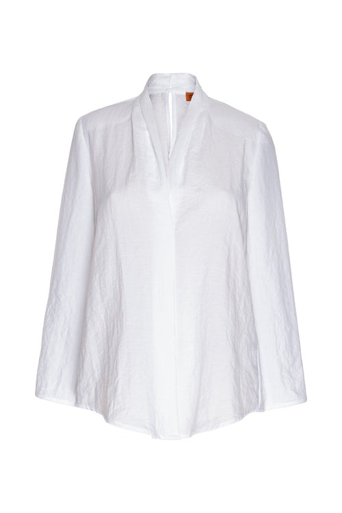 V Neck Shirt - Cream 3345