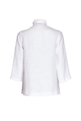 Drop Hem Shirt - White 4616