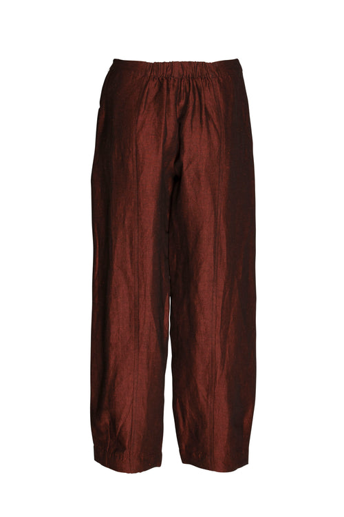 Linen Hip Pocket Pant - Copper 6010