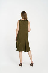 Singlet Dress - Olive 4214