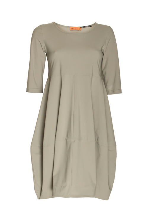 Short Sleeve Panel Hem Dress - Eucalypt Jersey 5045