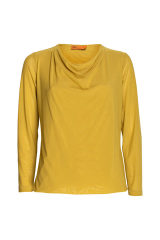 Cross Over Collar Shirt - White 6021