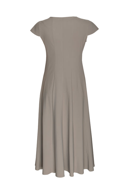 Multi Seam Cap Sleeve Dress - Eucalypt 4284