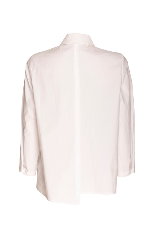 Angle Hem Shirt - White 5022