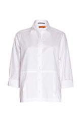 Split Panel Shirt - White 5026