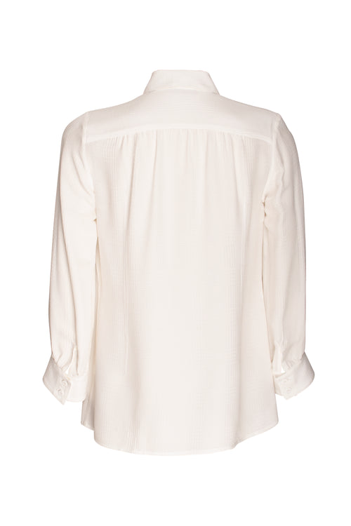 Gathered Yoke Shirt - Vanilla 5038