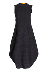 Multipanel Dress - Black Jacquard 7858