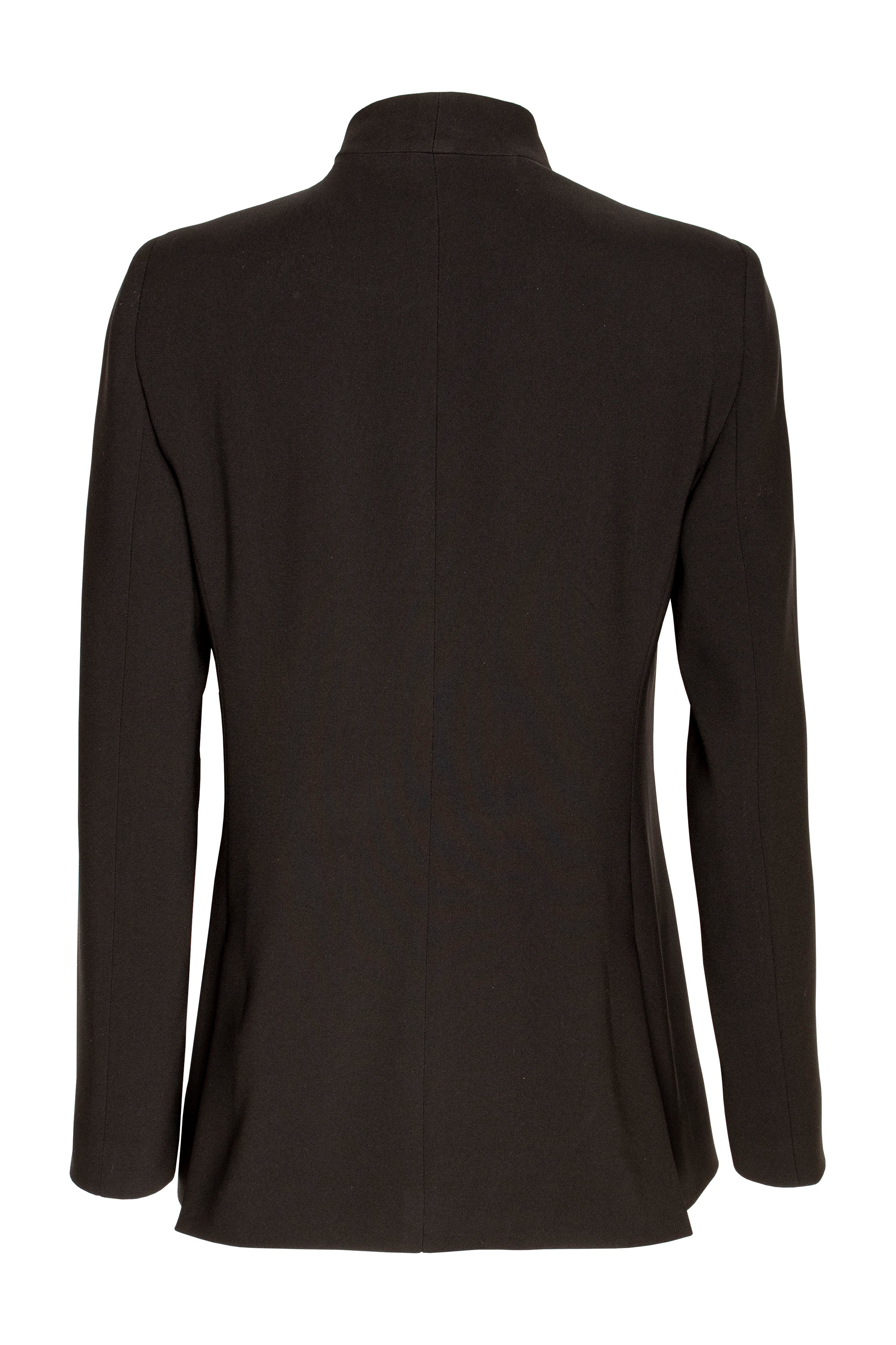 Black High Button Classic Jacket 4243 – DIGBYS Boutique